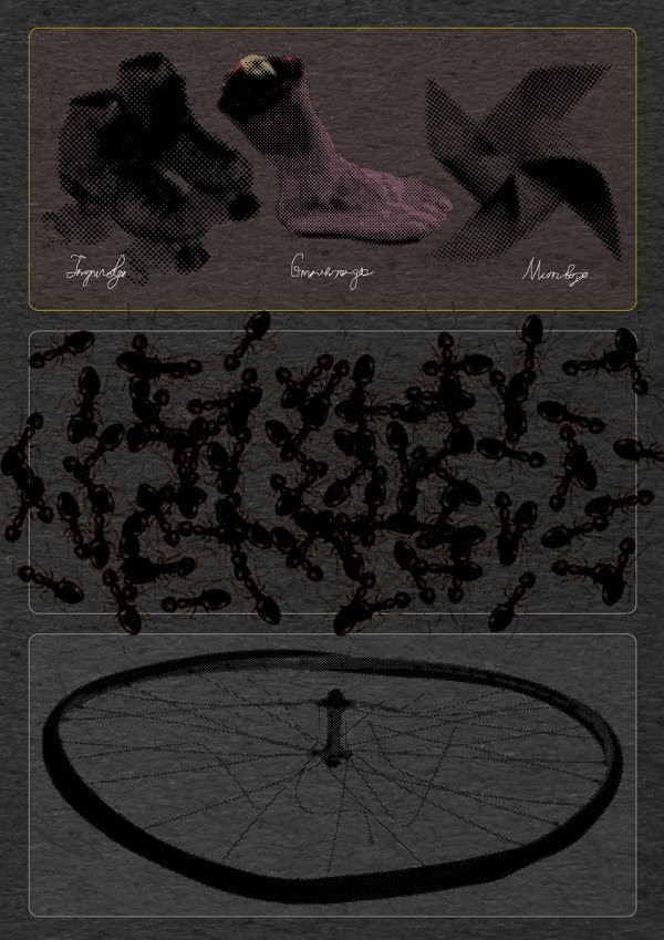 Этюд о красном колесе. Левая панель [Study about the red wheel. Left panel]