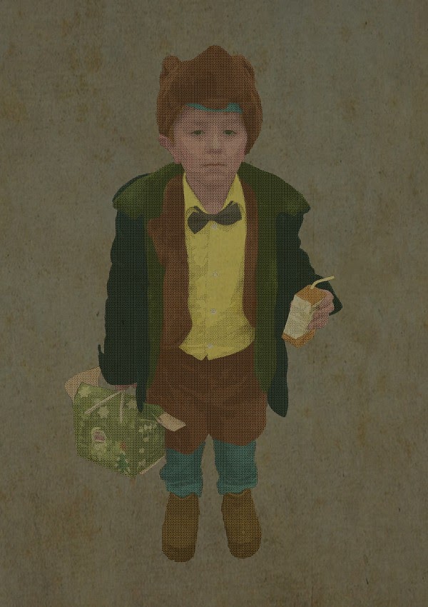 Мальчик в костюме медведя [Boy in a bear costume]