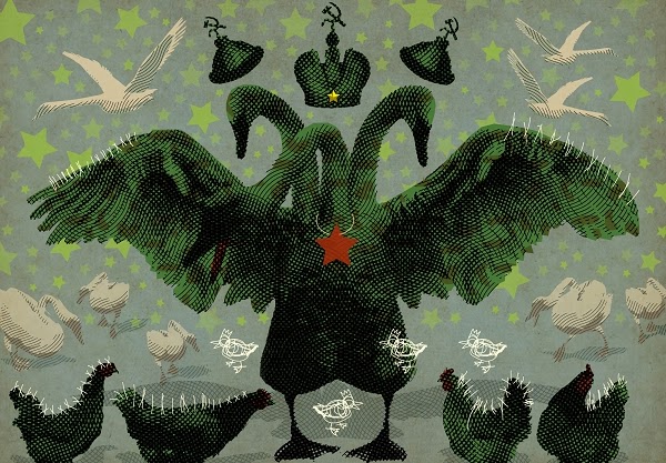 Лебеди, гуси-лебеди, куры [Swans, swan-geese, chickens]