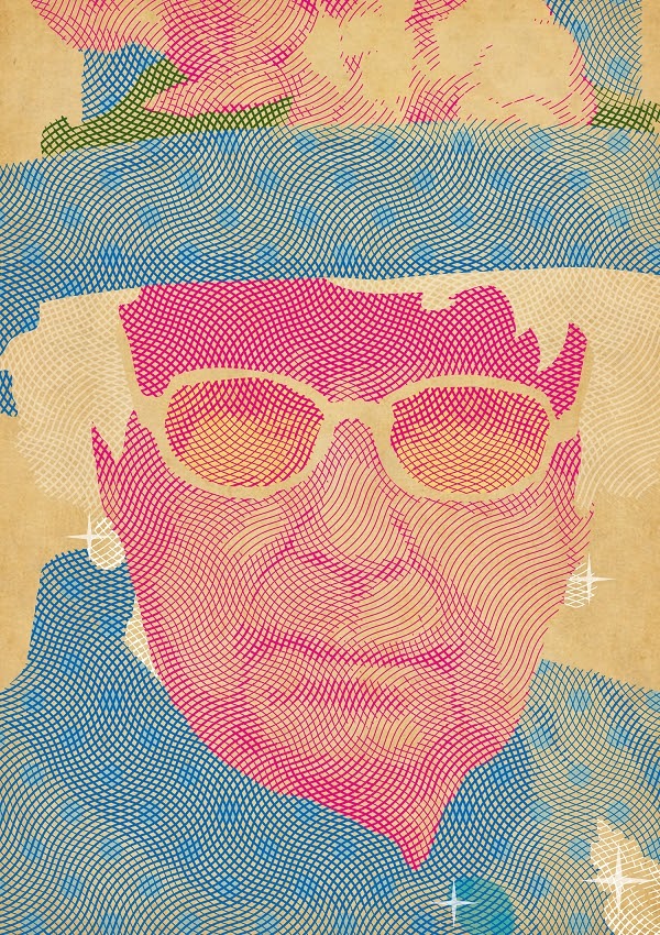 Сквозь розовые очки. Левая панель [Through rose-colored glasses. Left panel]
