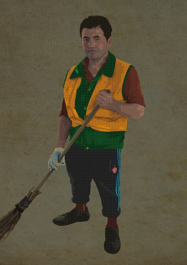 Портрет с метлой [Portrait with a broom]