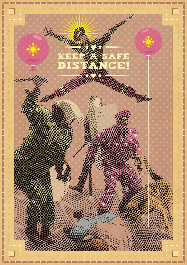 Keep a safe distance! [Keep a safe distance!]