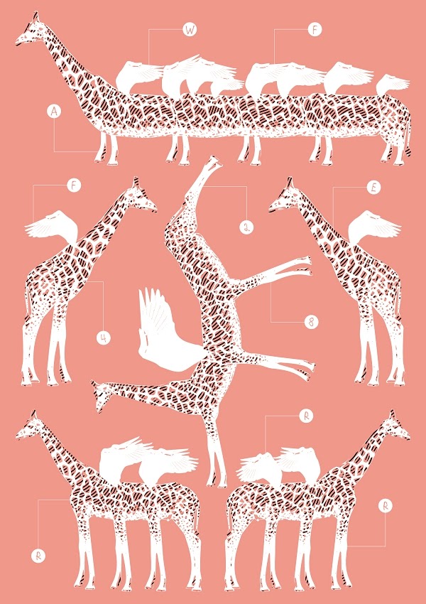 Изысканный бродит жираф. 2 [An exquisite giraffe wanders. 2]